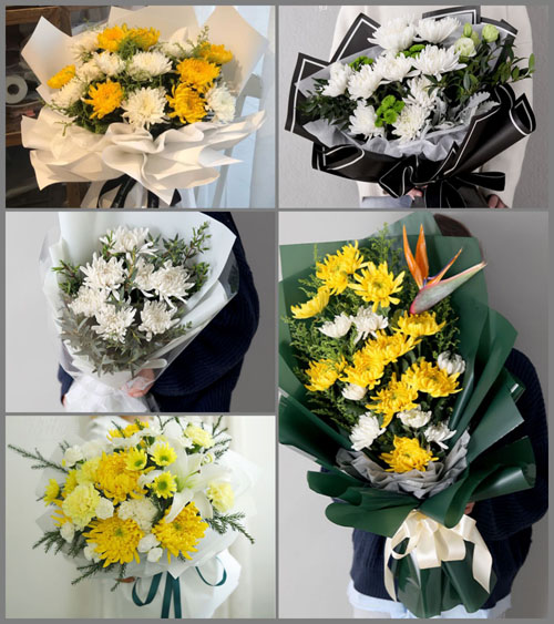 陕西宝鸡市渭滨区桥南街道白事花束代送